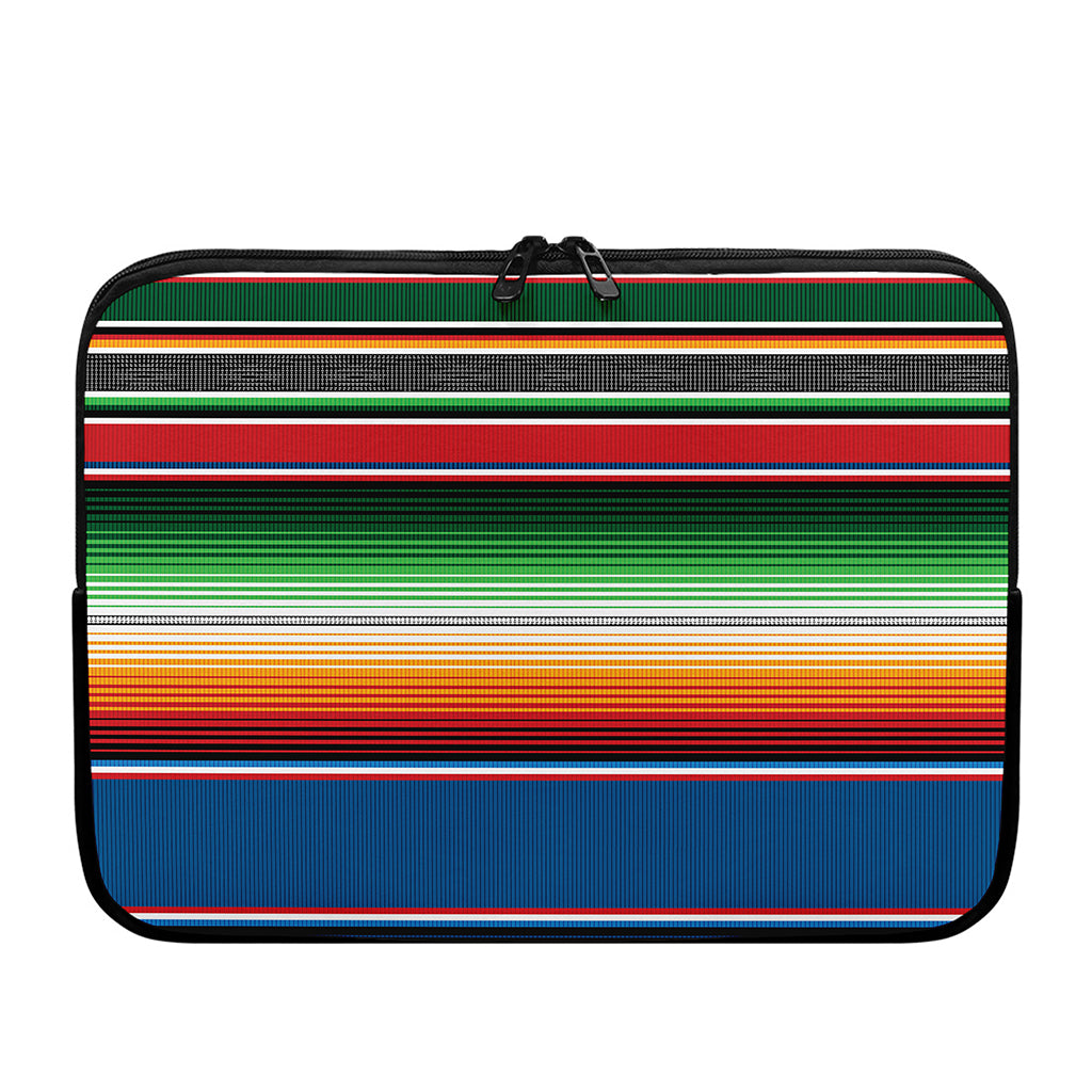 Vintage Mexican Blanket Pattern Print Laptop Sleeve