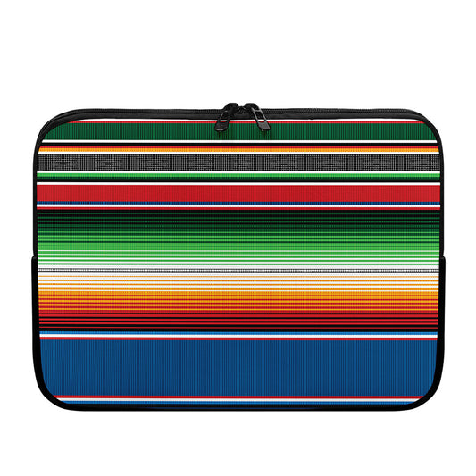 Vintage Mexican Blanket Pattern Print Laptop Sleeve