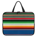 Vintage Mexican Blanket Pattern Print Laptop Sleeve With Handle