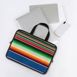 Vintage Mexican Blanket Pattern Print Laptop Sleeve With Handle