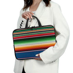 Vintage Mexican Blanket Pattern Print Laptop Sleeve With Handle