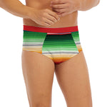 Vintage Mexican Blanket Pattern Print Men's Briefs