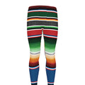 Vintage Mexican Blanket Pattern Print Men's Leggings
