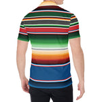 Vintage Mexican Blanket Pattern Print Men's Shirt