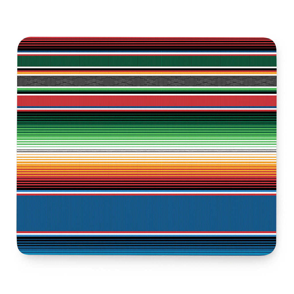 Vintage Mexican Blanket Pattern Print Mouse Pad