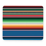 Vintage Mexican Blanket Pattern Print Mouse Pad