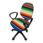 Vintage Mexican Blanket Pattern Print Office Chair Cover
