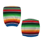 Vintage Mexican Blanket Pattern Print Office Chair Cover