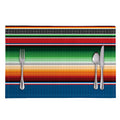 Vintage Mexican Blanket Pattern Print Placemat