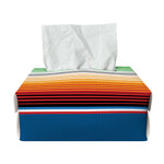 Vintage Mexican Blanket Pattern Print Rectangle Tissue Box Cover
