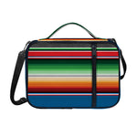 Vintage Mexican Blanket Pattern Print Shoulder Strap Bible Bag