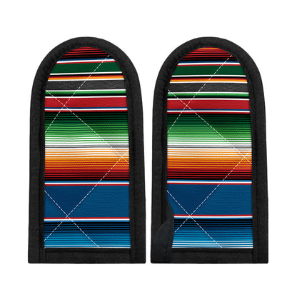 Vintage Mexican Blanket Pattern Print Skillet Handle Cover