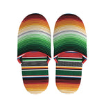 Vintage Mexican Blanket Pattern Print Slippers