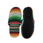 Vintage Mexican Blanket Pattern Print Slippers