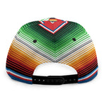 Vintage Mexican Blanket Pattern Print Snapback Cap