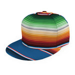 Vintage Mexican Blanket Pattern Print Snapback Cap