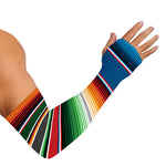 Vintage Mexican Blanket Pattern Print Sun Protection Arm Sleeves