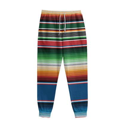 Vintage Mexican Blanket Pattern Print Sweatpants