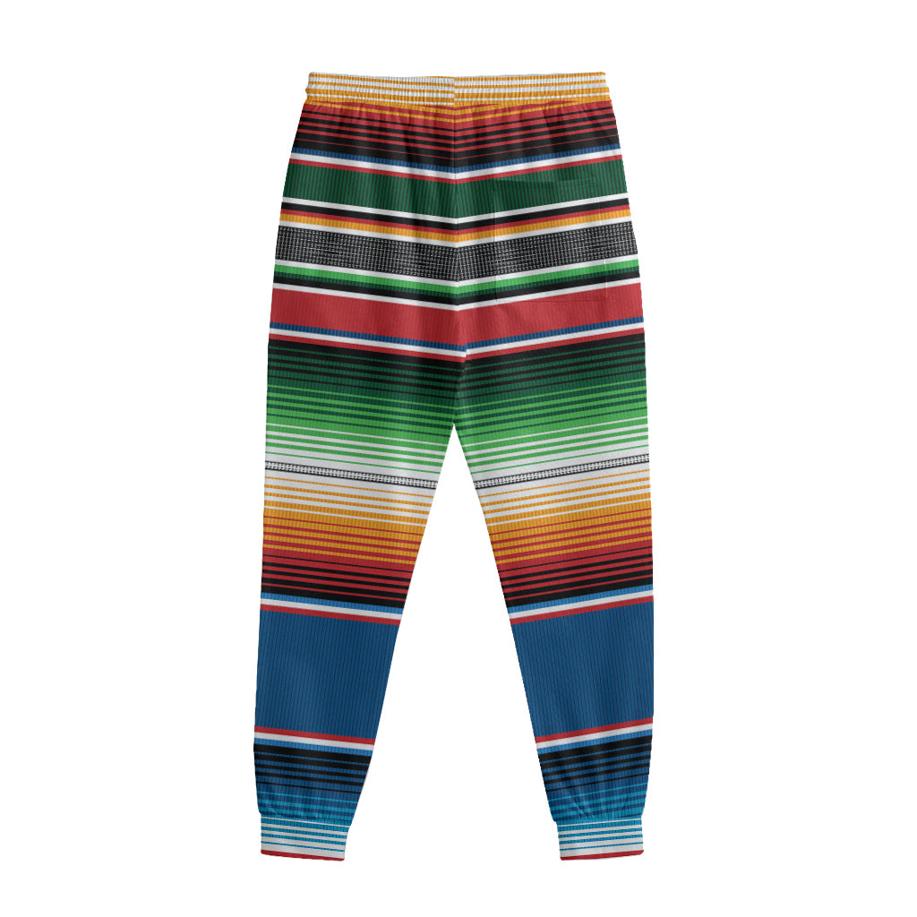 Vintage Mexican Blanket Pattern Print Sweatpants