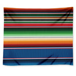 Vintage Mexican Blanket Pattern Print Tapestry