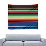 Vintage Mexican Blanket Pattern Print Tapestry