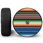 Vintage Mexican Blanket Pattern Print Tire Cover With Camera Hole