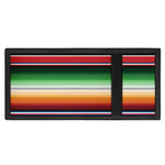 Vintage Mexican Blanket Pattern Print Trifold Wallet