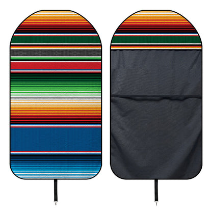 Vintage Mexican Blanket Pattern Print Waterproof Car Seat Cover