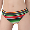 Vintage Mexican Blanket Pattern Print Women's Panties