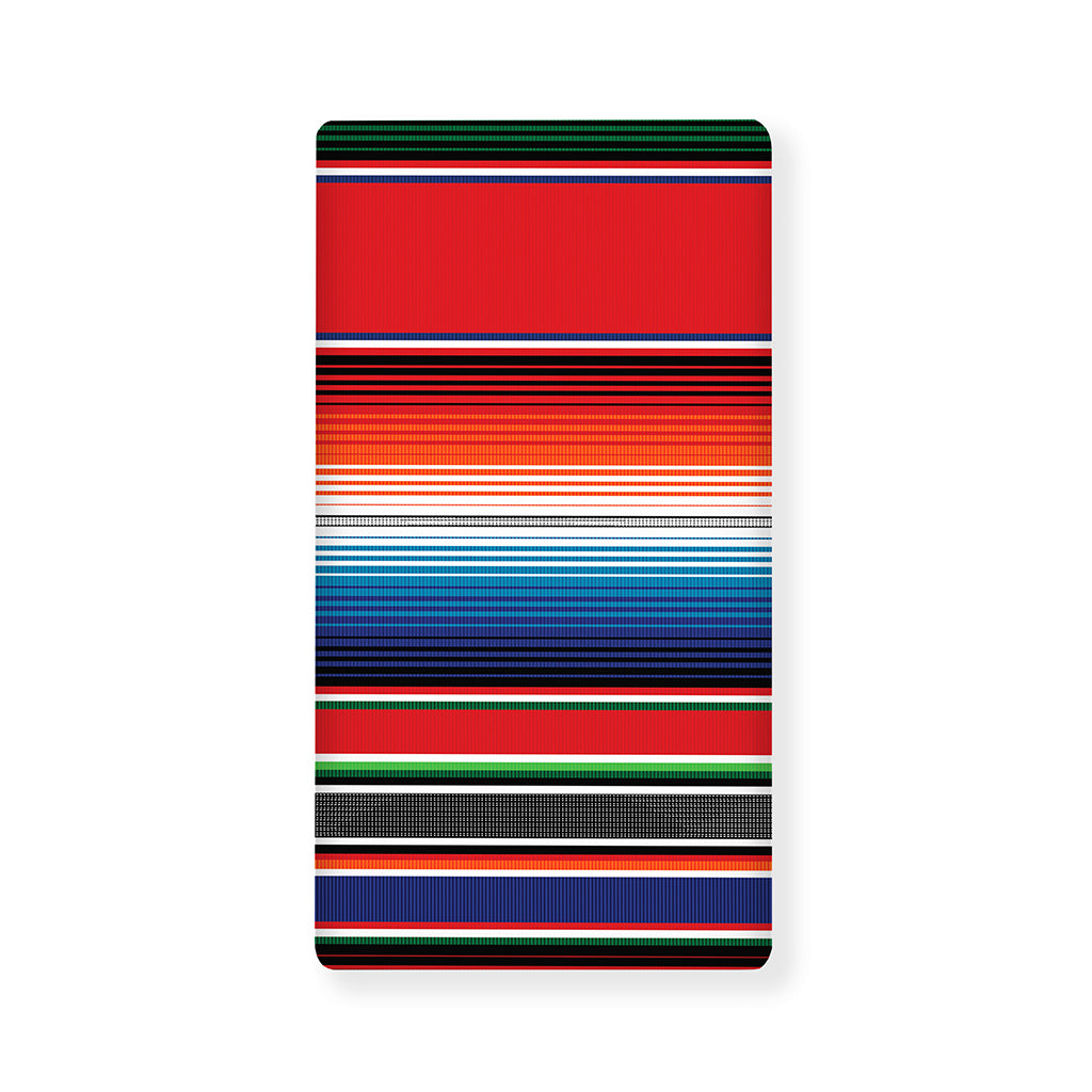 Vintage Mexican Serape Pattern Print Baby Crib Sheet