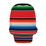 Vintage Mexican Serape Pattern Print Baby Seat Cover