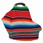 Vintage Mexican Serape Pattern Print Baby Seat Cover