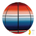 Vintage Mexican Serape Pattern Print Basketball