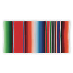 Vintage Mexican Serape Pattern Print Beach Towel