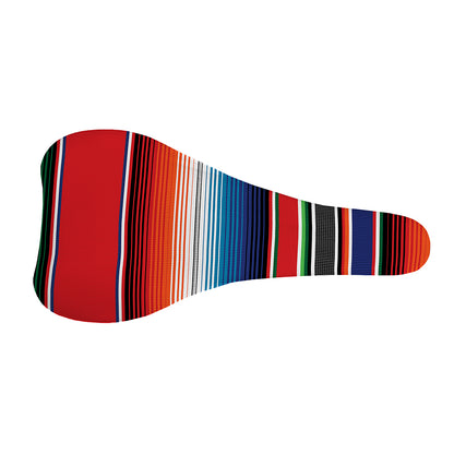 Vintage Mexican Serape Pattern Print Bicycle Seat Cover