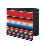Vintage Mexican Serape Pattern Print Bifold Wallet