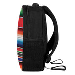 Vintage Mexican Serape Pattern Print Casual Backpack