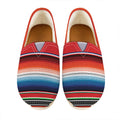 Vintage Mexican Serape Pattern Print Casual Shoes