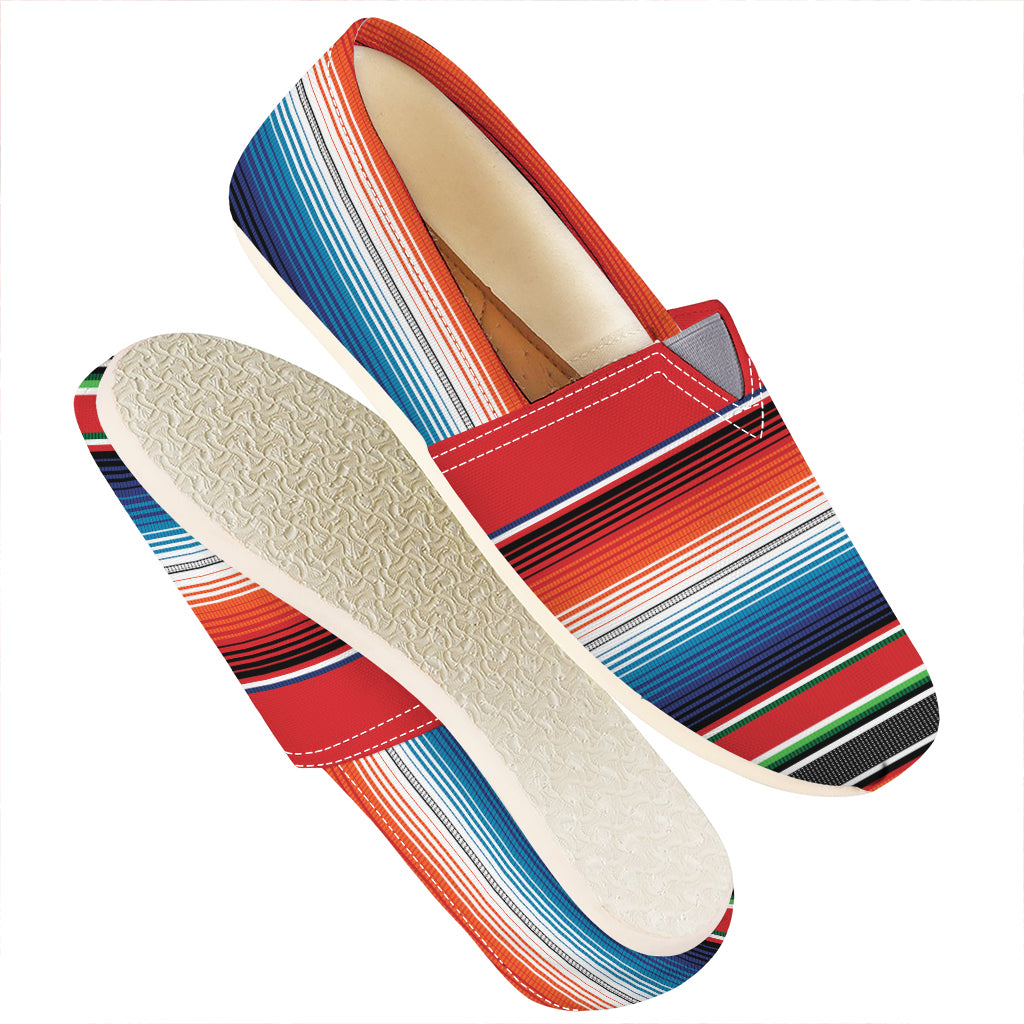 Vintage Mexican Serape Pattern Print Casual Shoes