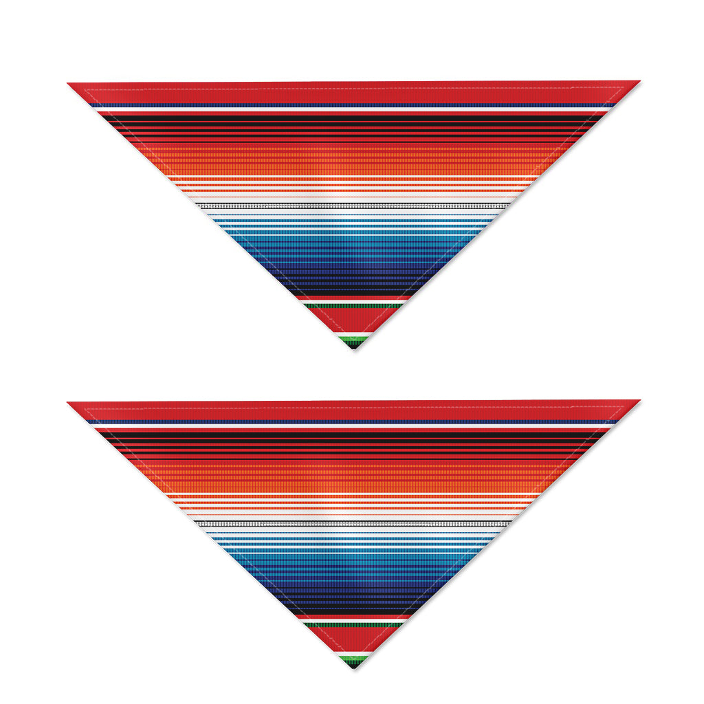 Vintage Mexican Serape Pattern Print Dog Bandana