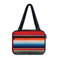 Vintage Mexican Serape Pattern Print Double Strap Bible Bag