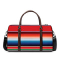 Vintage Mexican Serape Pattern Print Duffel Bag