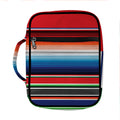 Vintage Mexican Serape Pattern Print Front Pocket Bible Bag