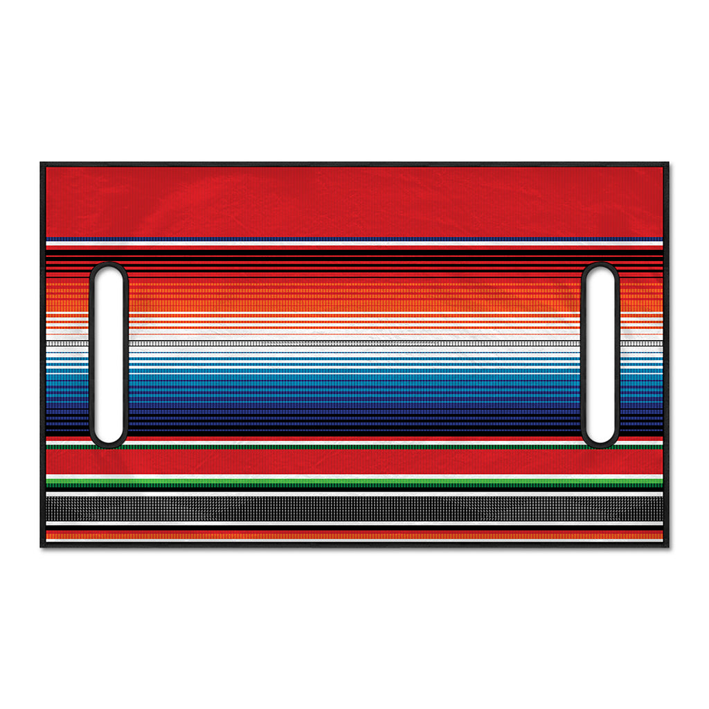 Vintage Mexican Serape Pattern Print Golf Cart Seat Cover