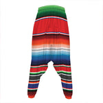 Vintage Mexican Serape Pattern Print Hammer Pants