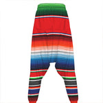 Vintage Mexican Serape Pattern Print Hammer Pants