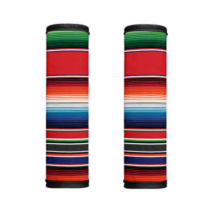 Vintage Mexican Serape Pattern Print Handle Covers