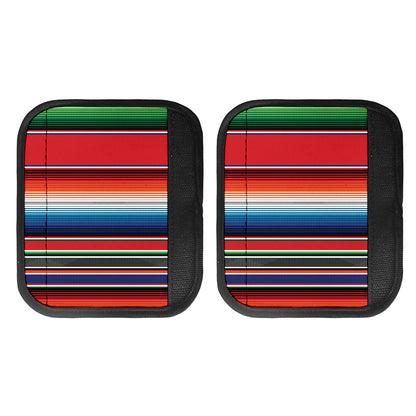 Vintage Mexican Serape Pattern Print Handle Covers