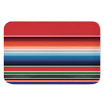 Vintage Mexican Serape Pattern Print Indoor Door Mat