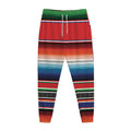 Vintage Mexican Serape Pattern Print Jogger Pants